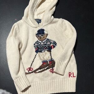 Ralph Lauren Polo Bear Sweater Boys Size 3T used